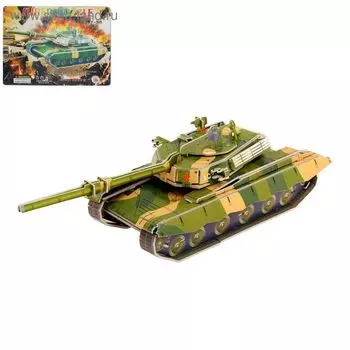 Конструктор 3D картонный «Танк»