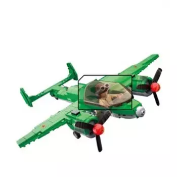 Конструктор Армия «Бомбардировщик», 311 деталей, уценка