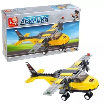 Конструктор Авиация «Самолет», 110 деталей