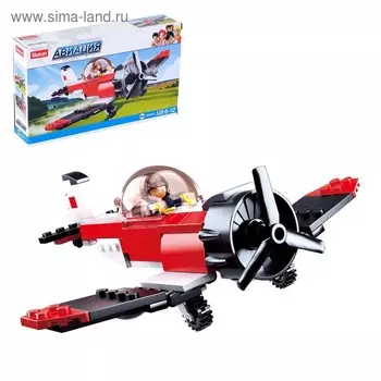 Конструктор «Авиация: Самолёт», 128 деталей