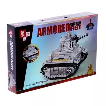 Конструктор «Боевой танк», 353 детали