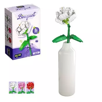 Конструктор Букет «Роза», 80 деталей