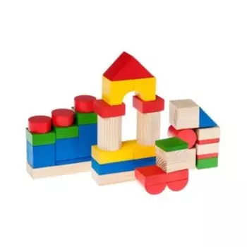 Конструктор «Цветной», 65 деталей