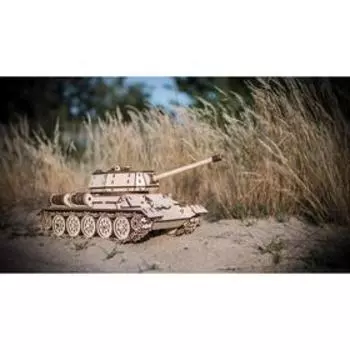 Конструктор деревянный 3D EWA «Танк T-34»