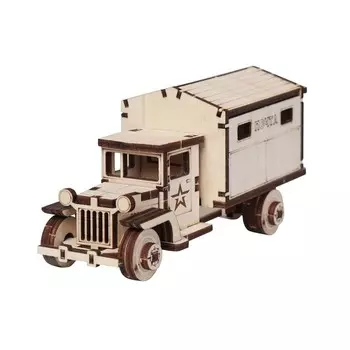 Конструктор деревянный «Армия России», грузовик-почта