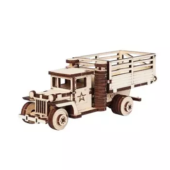 Конструктор деревянный «Армия России», грузовик с кузовом