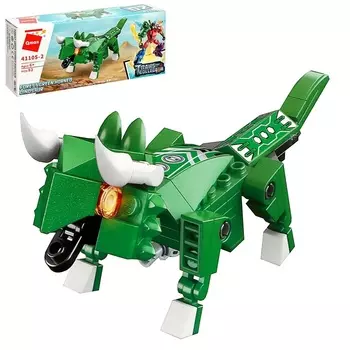 Конструктор Динобот «Вождь Тиранозавр», 92 детали