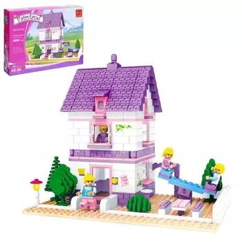 Конструктор «Дом с площадкой», 366 деталей