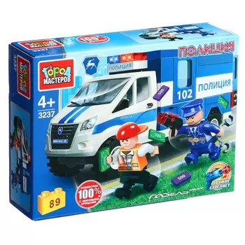 Конструктор «ГАЗель полиция», 89 деталей