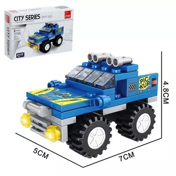 Конструктор Город «Машинки», 56 деталей