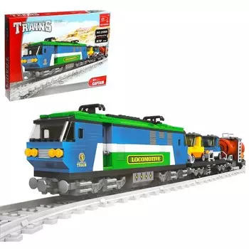 Конструктор «Грузовой электропоезд», 573 детали