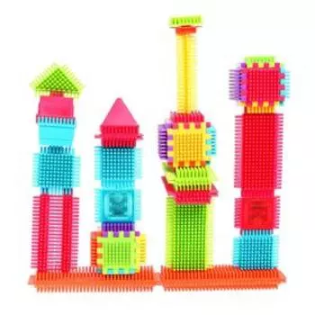 Конструктор игольчатый BRISTLES, 90 деталей, 5 световых элементов