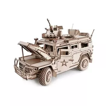 Конструктор из дерева «Армия России», бронеавтомобиль