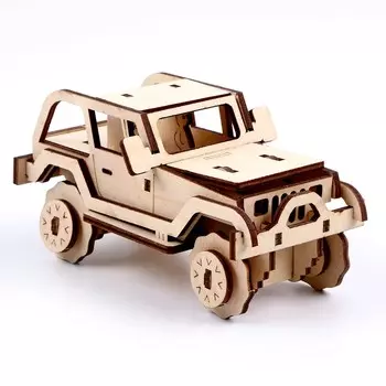 Конструктор из дерева «Джип»