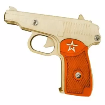 Конструктор из дерева «Резинкострел пистолет»