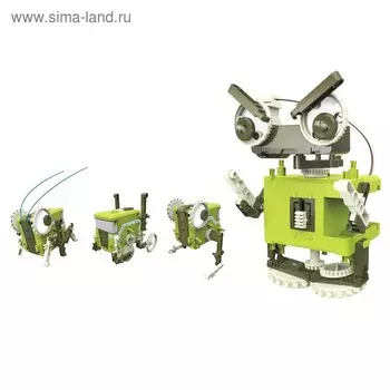 Конструктор «Квадробот», 4 варианта сборки, работает от батареек, в пакете