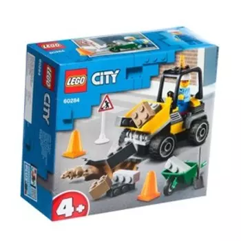 Конструктор Lego «Автомобиль для дорожных работ», 60284, 58 деталей