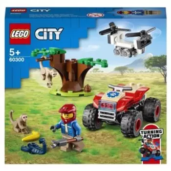 Конструктор Lego «Спасательный вездеход для зверей», 60300, 74 детали