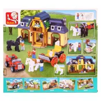 Конструктор «Лошадиная ферма», 526 деталей