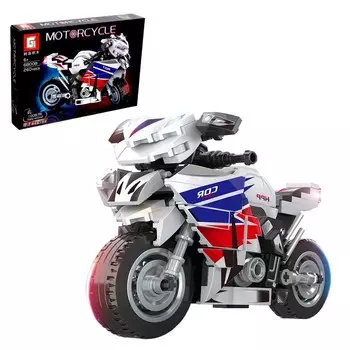 Конструктор мотоцикл Motorcycle, 260 деталей 6+
