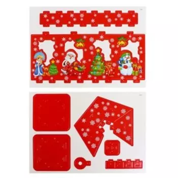 3D Конструктор «Новогодний фонарь», свеча, 8 деталей