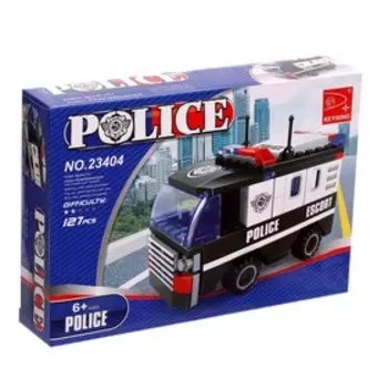 Конструктор «Полицейский броневик», 130 деталей