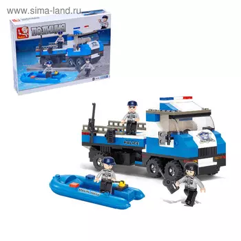 Конструктор «Полицейский спецназ: грузовик», 202 детали