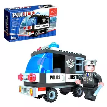 Конструктор «Полиция», 58 деталей