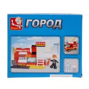 Конструктор «Пожарная машина», 74 детали