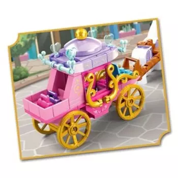 Конструктор «Розовая Мечта. Королевская карета», 139 деталей
