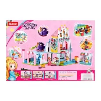 Конструктор Розовая мечта «Загородный дом», 601 деталь