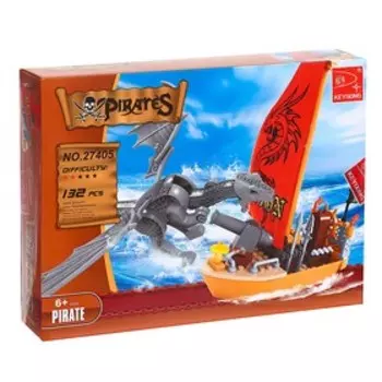 Конструктор «Сражение с драконом», 140 деталей