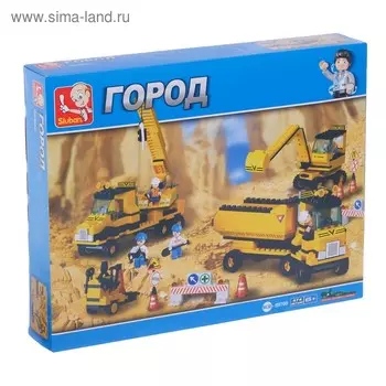 Конструктор «Строительная техника», 474 детали