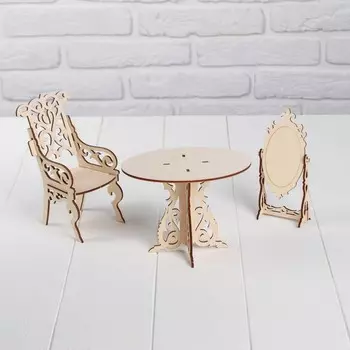 Конструктор «Туалетный столик для кукол типа Barbie»