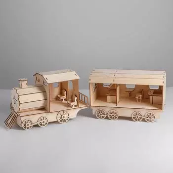 Конструктор «Вагон и паровоз»