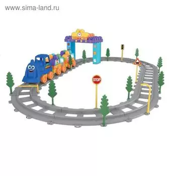 Конструктор «Волшебные детали - Поезд», 62 предмета