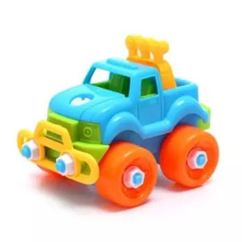 Конструктор винтовой «Джип», 20 деталей, отвёртка, ключ