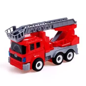 Конструктор винтовой «Пожарка» 2 в 1 робот-машина