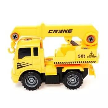 Конструктор винтовой «Строительный кран», 28 деталей