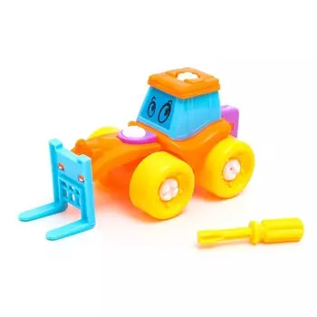 Конструктор винтовой «Трактор», 21 деталь