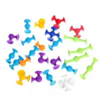 Мягкий конструктор детский «Забавные присоски», 24 детали