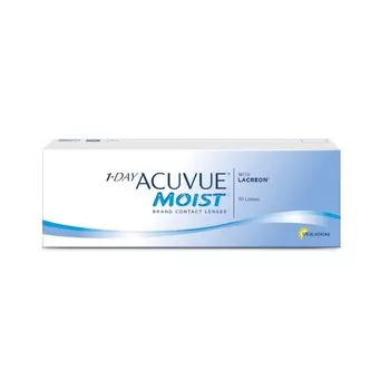 Контактные линзы 1 - Day Acuvue Moist, -1,25/9, в наборе 30шт