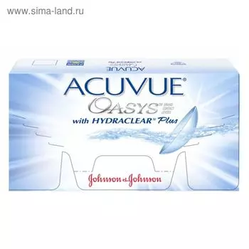 Контактные линзы Acuvue Oasys, 4/8,4, в наборе 12шт