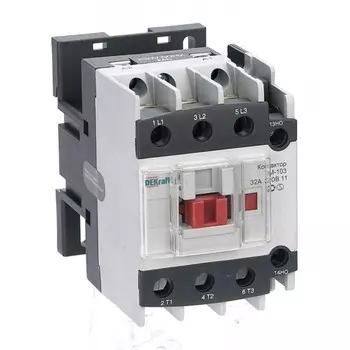 Контактор КМ-103 32А 220В AC3 1НО+1НЗ DEKraft 22123DEK