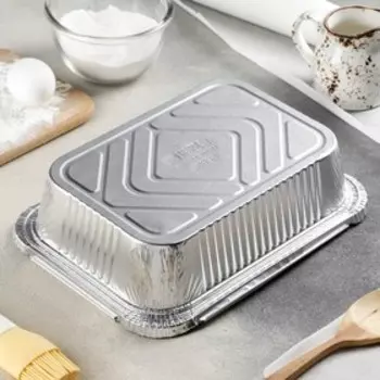 Форма из фольги для выпечки и запекания Доляна, 2 л, 25186,5 см