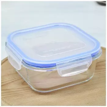 Контейнер для еды Bekker, 800 мл, размер 16.5х16.5х7.5 см