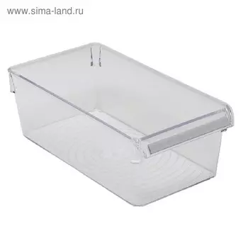 Контейнер для холодильника или шкафа, 29 х 15 х 10 см, акрил