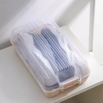 Контейнер для хранения обуви, 32187,5 см, женский, цвет молочный