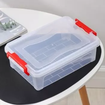 Контейнер для хранения с крышкой, 3,6 л, 31209 см, прозрачный