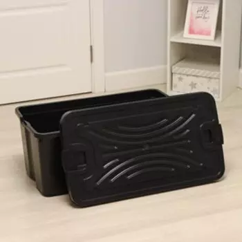 Контейнер для хранения с крышкой «Эконом», 75 л, 77.542.533 см, прямоугольный, МИКС